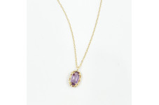 2月誕生石♡アメジストネックレス