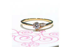 K18ピンクゴールド♡ダイヤモンドリング