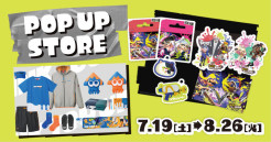 キャナリ、イカした夏休み　スプラトゥーン3　POP UP STORE