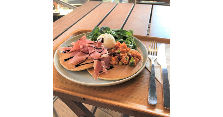 【CafeMUJIキャナルシティ博多】食事にも間食にもピッタリのオススメパンケーキ