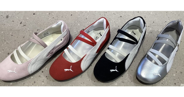 PUMA スピードキャット バレエ SD：上質スエード×高見えバレエ