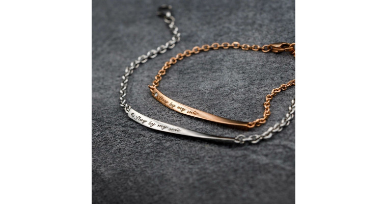 white clover♡ペアブレスレット