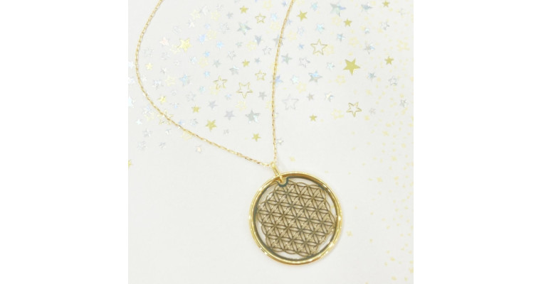 K18ネックレス（ Flower of Life ) | CANAL CITY HAKATA