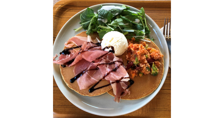 【CafeMUJIキャナルシティ博多】食事にも間食にもピッタリのオススメパンケーキ