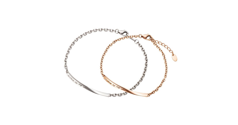 white clover♡ペアブレスレット