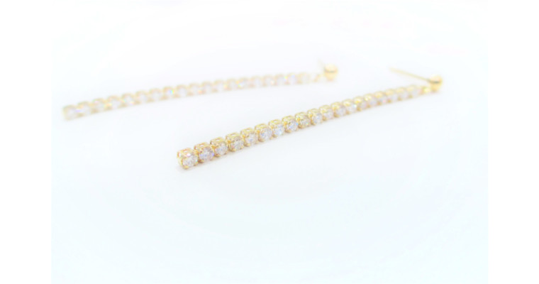 Diamond♦ラインピアス